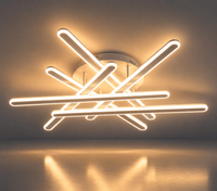 Lustră LED cu Telecomandă Gwendolina, Ø160 cm, Lumină Caldă/Neutră/Rece, Alb - AdeHouse — Finisaje și Iluminat Premium.