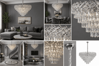 Candelabru Cristal Serafina, Ø60 cm - AdeHouse — Finisaje și Iluminat Premium.