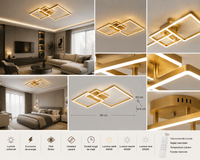 Lustră LED cu Telecomandă Flaminia, 71W, Lumină Caldă/Neutră/Rece - AdeHouse — Finisaje și Iluminat Premium.