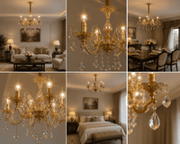 Candelabru Deodata, 60W, Auriu - AdeHouse — Finisaje și Iluminat Premium.
