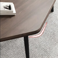 Set 2 mese cafea Gemini, design scandinav, model diamant, blat MDF 20mm