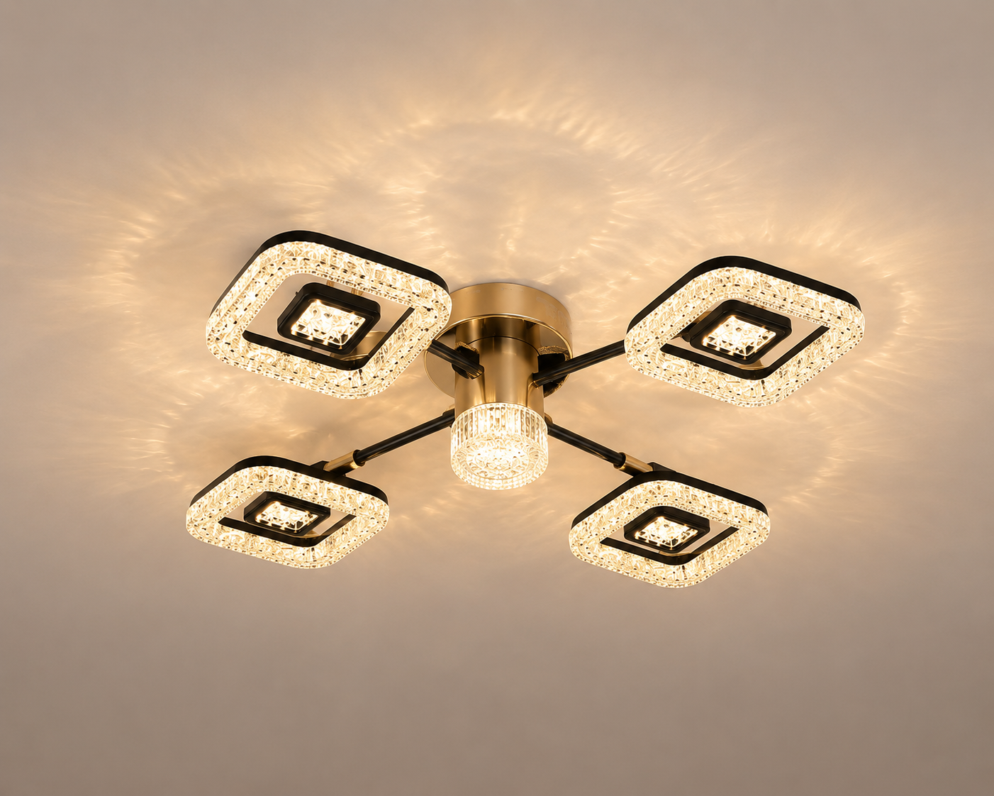 Lustră LED Amberly, Dimabilă