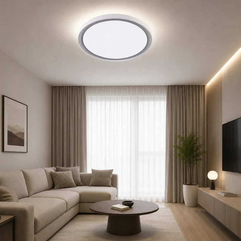 PLAFONIERA LED GRI DIAMETRU 46 CM , 96 W