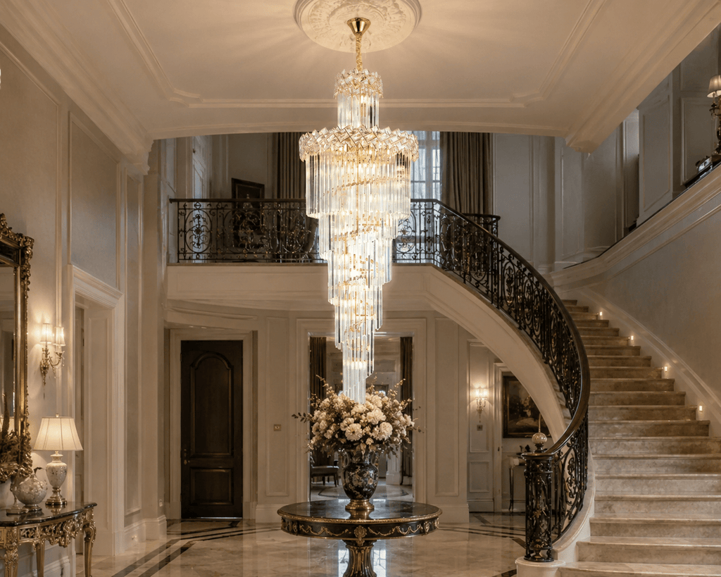 Candelabru Tommasa, 60W, Auriu - AdeHouse — Finisaje și Iluminat Premium.