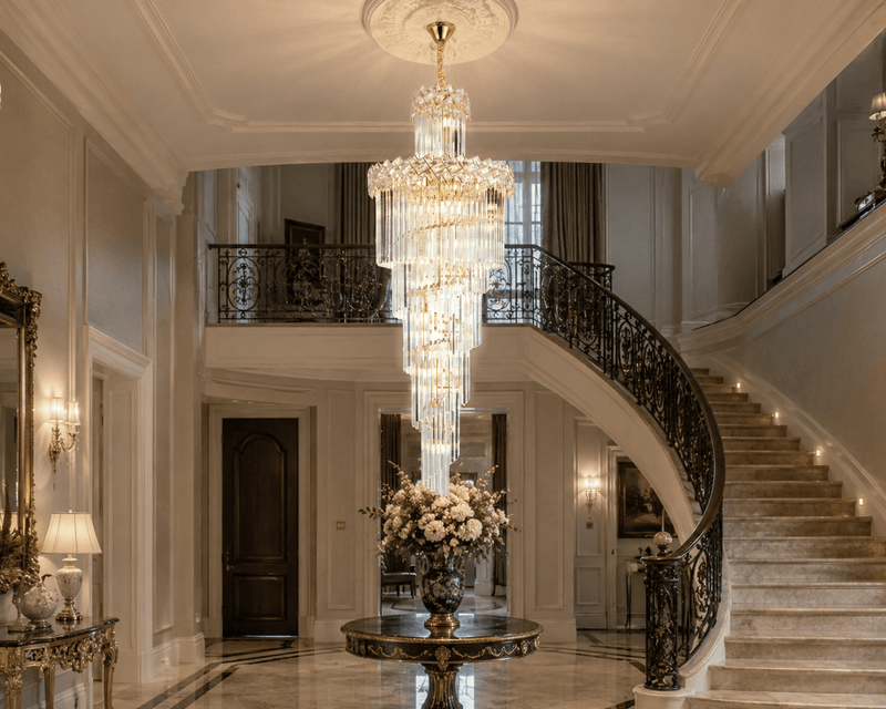 Candelabru Tommasa, Ø60 cm, 60W, Auriu