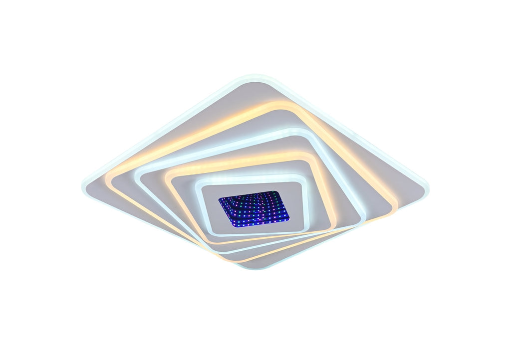 Lustră LED cu Telecomandă Clementina, 243W, Lumină Caldă/Neutră/Rece - AdeHouse — Finisaje și Iluminat Premium.