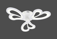 Lustră LED cu Telecomandă Ottavia, 48W, Ø40 cm, Alb - AdeHouse — Finisaje și Iluminat Premium.