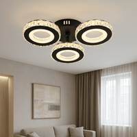 Lustră LED cu Telecomandă Ilaria 36W, Ø43 cm, Lumină Caldă/Neutră/Rece, Dimabilă - AdeHouse — Finisaje și Iluminat Premium.