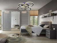 Lustră LED cu Telecomandă Valentina 240W, Lumină Caldă/Neutră/Rece, Dimabilă, Negru - AdeHouse — Finisaje și Iluminat Premium.