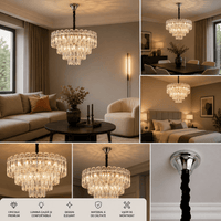 Candelabru Amelina, 60W, Auriu - AdeHouse — Finisaje și Iluminat Premium.