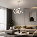Pendul LED cu Telecomandă Almerinda, 160W, Ø100 cm, Lumină Caldă/Neutră/Rece, Auriu - AdeHouse — Finisaje și Iluminat Premium.