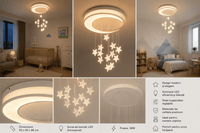 Lustră LED Yelena 60W, Dimabilă - AdeHouse — Finisaje și Iluminat Premium.