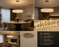Candelabru Romilda, 96W, Crom - AdeHouse — Finisaje și Iluminat Premium.