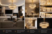 Candelabru Cristal Vittorina, 276W - AdeHouse — Finisaje și Iluminat Premium.