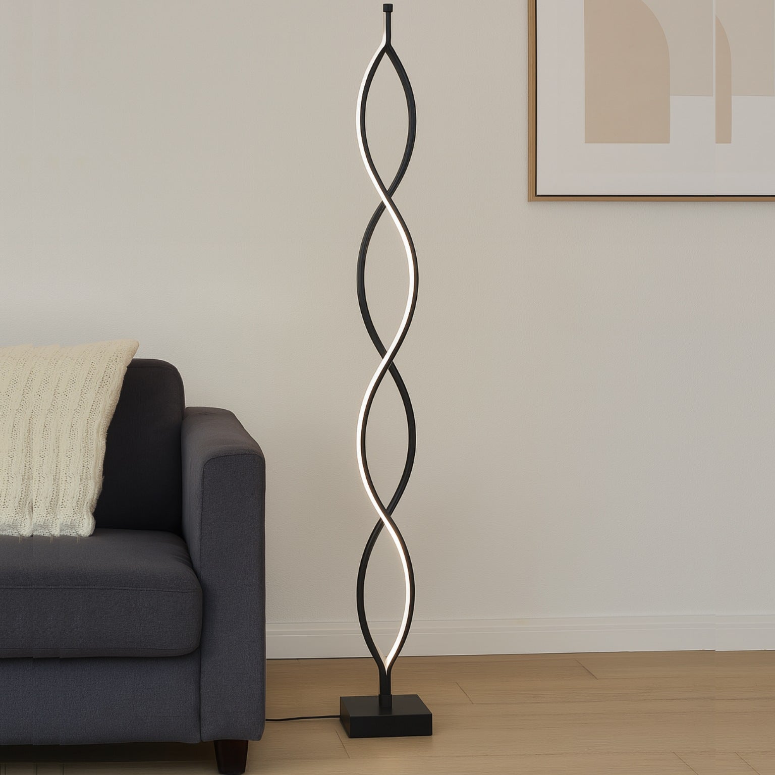 Lampadar Hesperia II 104W, Negru