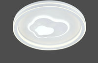 PLAFONIERA LED ROTUNDĂ ALBĂ  – 114W, 3000-6500K, CU TELECOMANDĂ