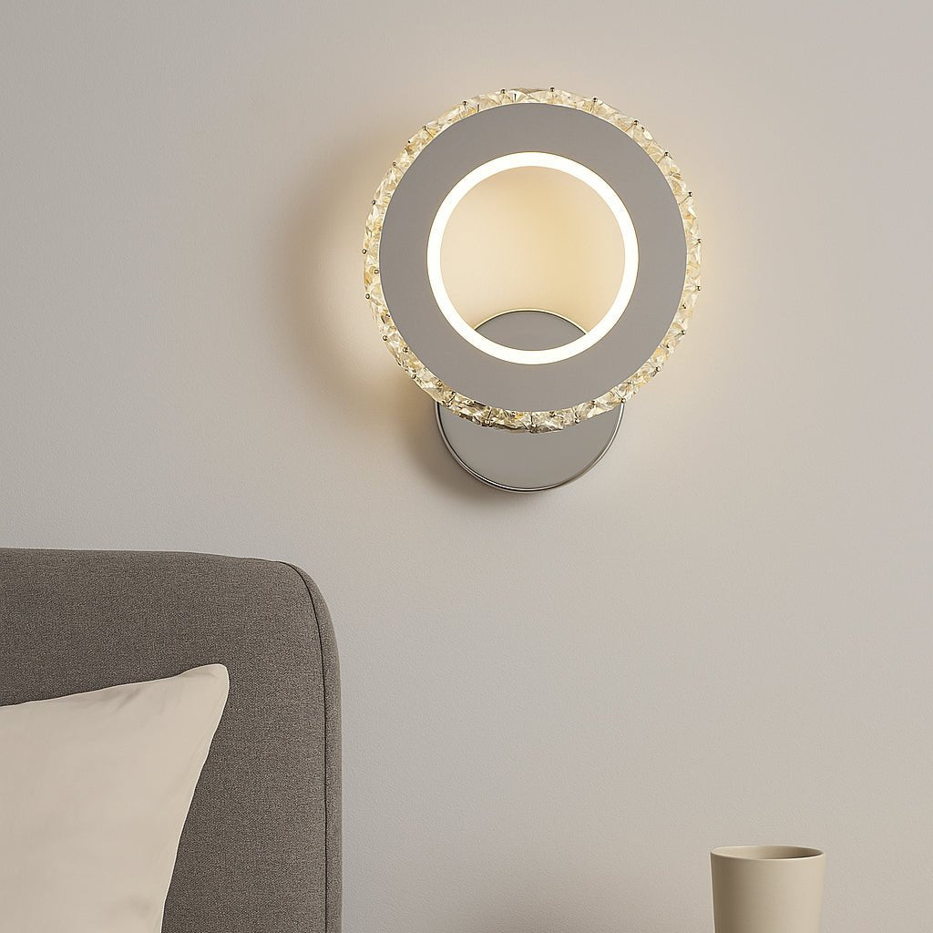 Aplică LED Bonaventa, cu Cristale - AdeHouse — Finisaje și Iluminat Premium.