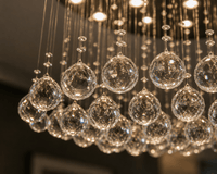 Candelabru Cristal Fiammetta, 45W - AdeHouse — Finisaje și Iluminat Premium.