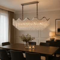 Candelabru Cristal Cornelia, 60W, Crom - AdeHouse — Finisaje și Iluminat Premium.
