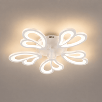 Lustră LED cu Telecomandă Ulyana 48W, Dimabilă - AdeHouse — Finisaje și Iluminat Premium.