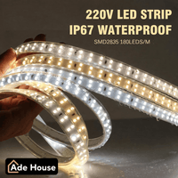Bandă LED Luminoasă Profesionala, Dublu Rând – Rolă 100M 220V - AdeHouse — Iluminat Modern la Preț Bun