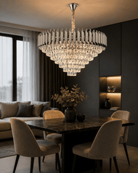 Candelabru Cristal Ombrelline 60W - AdeHouse — Finisaje și Iluminat Premium.