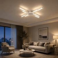 Lustră LED cu Telecomandă Ildegarda, 2W, Lumină Caldă/Neutră/Rece, Crom - AdeHouse — Finisaje și Iluminat Premium.