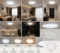 PLAFONIERA LED ROTUNDĂ, Ø260 MM, 24W, 6500K,