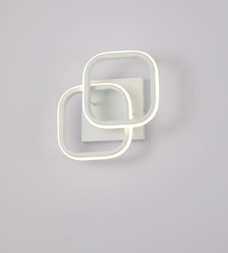 Aplică LED Donatella 7139W, 20×24 cm, Lumină Caldă/Neutră/Rece, Alb