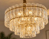 Candelabru Peronella, Ø50 cm, Auriu - AdeHouse — Finisaje și Iluminat Premium.