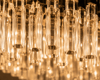 Candelabru Cristal Doriane, Negru - AdeHouse — Finisaje și Iluminat Premium.