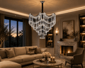 Candelabru Cristal Fedra, 60W, Crom - AdeHouse — Finisaje și Iluminat Premium.