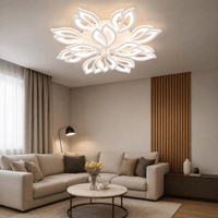 Lustră LED cu Telecomandă Wilona 240W, Ø76 cm, Lumină Caldă/Neutră/Rece, Dimabilă, Alb - AdeHouse — Finisaje și Iluminat Premium.