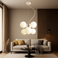 Pendul LED cu Telecomandă Belisenda, 20W, Lumină Caldă/Neutră/Rece, Alb - AdeHouse — Finisaje și Iluminat Premium.