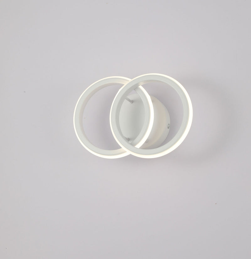 Aplică LED Brunella 7138W, 17×25 cm, Lumină Caldă/Neutră/Rece, Alb