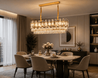 Candelabru Cristal Odalys 60W, Ø80 cm - AdeHouse — Finisaje și Iluminat Premium.