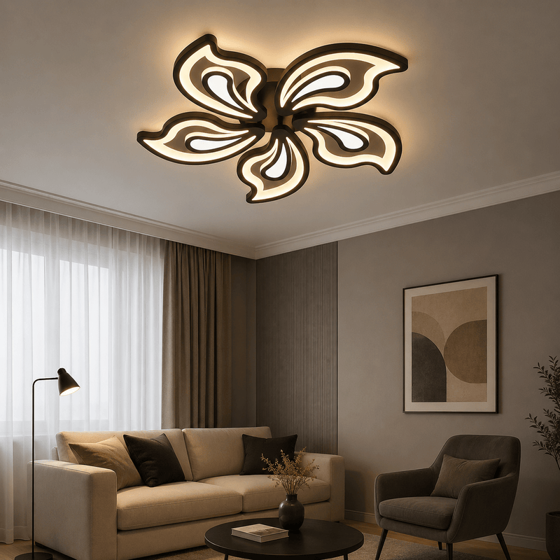 Lustră LED cu Telecomandă Orsolya 150W, Ø69 cm, Lumină Caldă/Neutră/Rece, Dimabilă