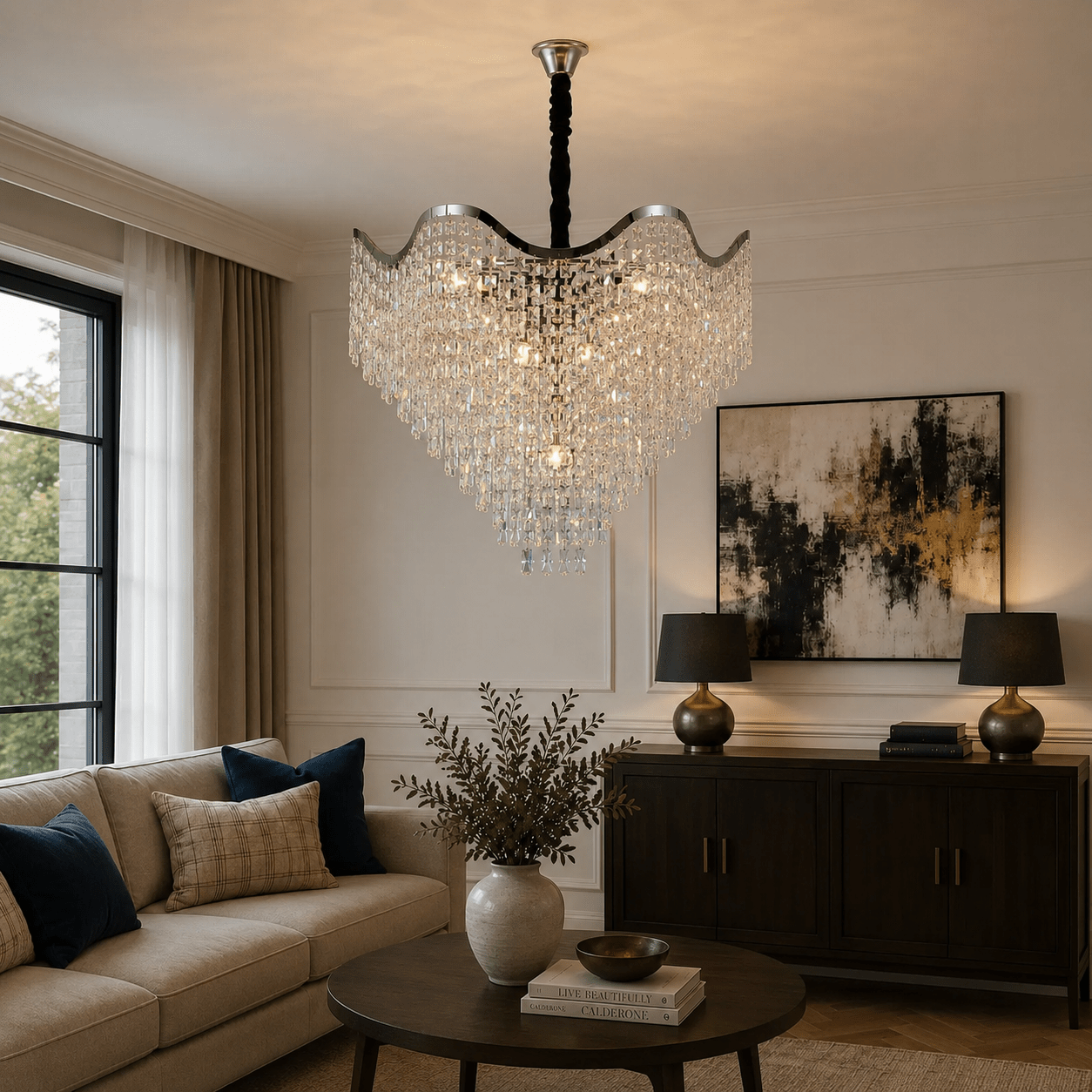 Candelabru Cristal Ambretta, 60W - AdeHouse — Finisaje și Iluminat Premium.