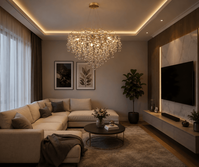 Candelabru Rosalgisa, Ø80 cm, 320W