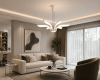Pendul LED cu Telecomandă Venusta, 72W, Ø100 cm, Lumină Caldă/Neutră/Rece, Auriu - AdeHouse — Finisaje și Iluminat Premium.