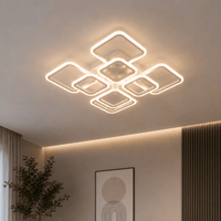 Lustră LED cu Telecomandă Katarina 144W, Lumină Caldă/Neutră/Rece, Dimabilă - AdeHouse — Finisaje și Iluminat Premium.