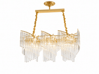 Candelabru Cristal Yalira 60W, Ø60 cm - AdeHouse — Finisaje și Iluminat Premium.