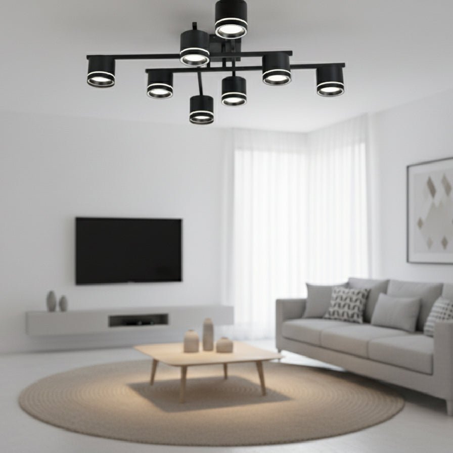 Lustră LED cu Telecomandă Rosanna, Lumină Caldă/Neutră/Rece - AdeHouse — Finisaje și Iluminat Premium.