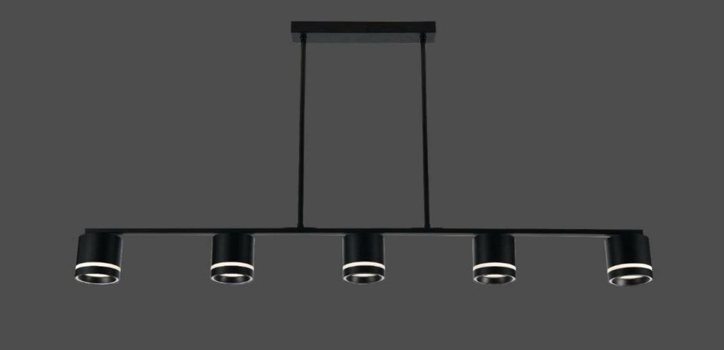 Pendul LED cu Telecomandă Corinna, Lumină Caldă/Neutră/Rece, Negru - AdeHouse — Finisaje și Iluminat Premium.