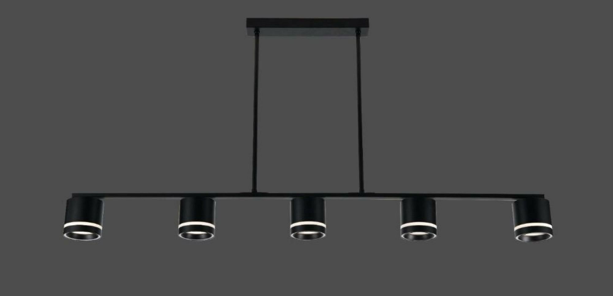 Pendul LED cu Telecomandă Corinna, Lumină Caldă/Neutră/Rece, Negru - AdeHouse — Finisaje și Iluminat Premium.