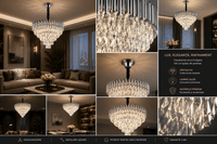 Candelabru Cristal Zabrina, Design Modern - AdeHouse — Finisaje și Iluminat Premium.