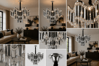 Candelabru Cristal Domitia, 60W, Crom - AdeHouse — Finisaje și Iluminat Premium.
