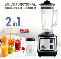 Storcator Multifunctional 2 in 1, 8500W, 2.5L Capacitate cu Blender Profesional si Procesor de Alimente Finisaj Premium, pentru Sucuri, Smoothie si Preparare Alimente