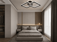 Lustră LED cu Telecomandă Ginevra 72W, Lumină Caldă/Neutră/Rece, Dimabilă - AdeHouse — Finisaje și Iluminat Premium.
