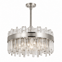 Candelabru Lorabel 140W, cu Telecomandă, Lumină Caldă/Neutră/Rece, Dimabil - AdeHouse — Finisaje și Iluminat Premium.